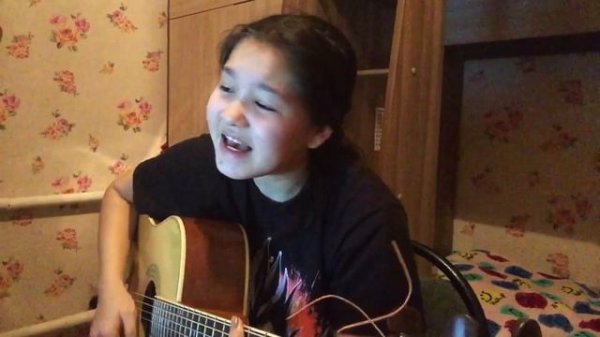 Песня «чёрные глаза» под гитару.