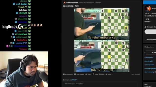 Hikaru reacts to 2021 chess memes смотреть онлайн