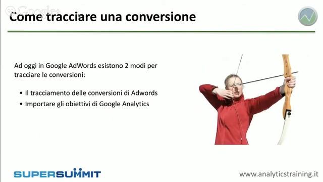 Come tracciare le conversioni e collegare l’account Analytics a AdWords - SuperSummit смотреть онлайн