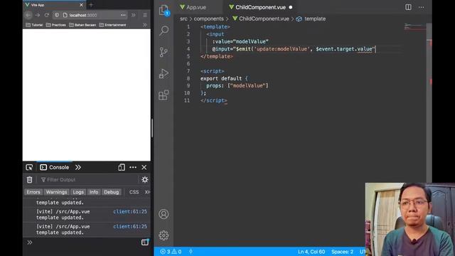 Vue 3 Dasar #18: Mengupdate Parent State dari Component - Indonesian смотреть онлайн