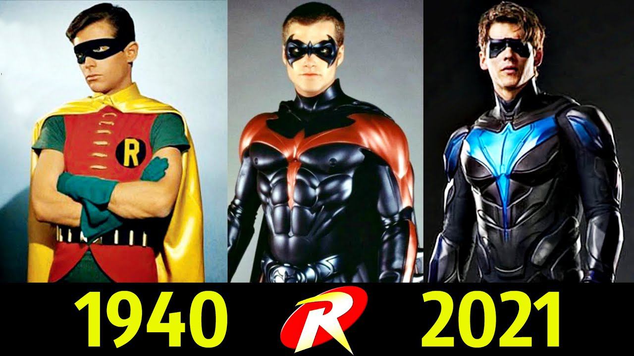 Робин (Найтвинг) - Эволюция (1940 - 2021) ! Все Появления в Кино ! смотреть онлайн