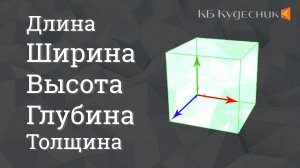 Длина, Ширина, Высота, Глубина, Толщина