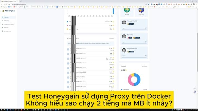 Chạy Honeygain sử dụng Proxy trên Docker chơi multi (Test nghịch) смотреть онлайн