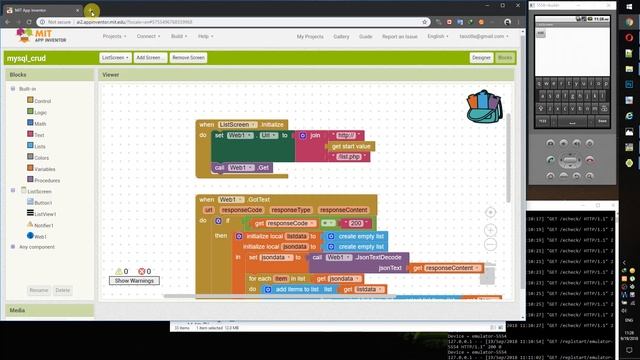 app inventor database mysql ep02 смотреть онлайн