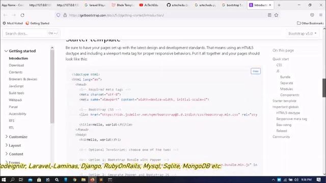 laravel-8 Tutorial Part-06 | Layouts | Extend Layout | Include Partials | yield | css links - Hindi смотреть онлайн