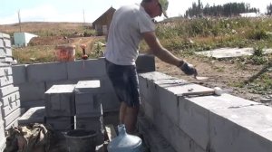 Кладка газобетонного блока