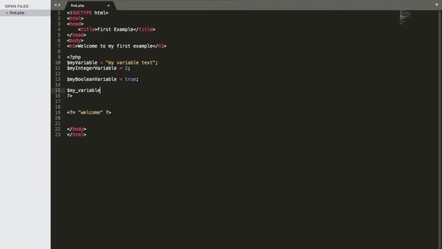 E-commerce using CakePHP - Chapter 2 - PHP Concepts - 2- Variables смотреть онлайн