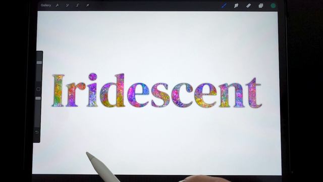 Drawing Inside a Font in Procreate | Adding textured art inside of letters | Lettering Art смотреть онлайн