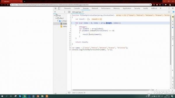 Debugging JavaScript in Visual Studio Code