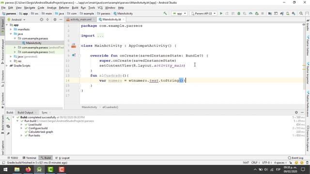 Practica II Android Studio Kotlin смотреть онлайн