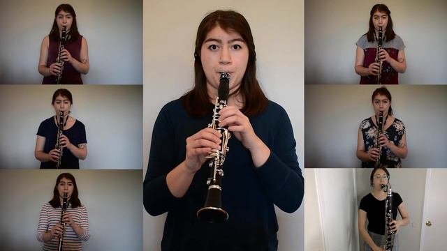 Tarentella for E-flat Clarinet and Clarinet Choir - Alexis Ciesla смотреть онлайн