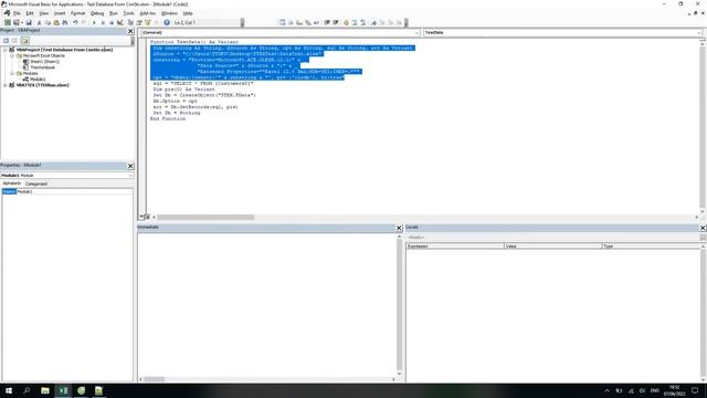 4.11. TTEX - Functons - Truy cập Data dùng TDbArray và COM Object TTEX.FData với ConnectString смотреть онлайн