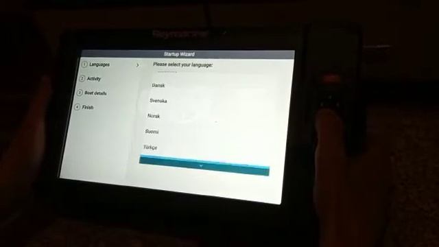 Raymarine Element 12 Hv-100 Первое включение