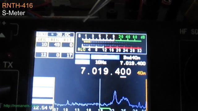 RNTH-416 S-Meter. Показания по другой шкале [дБм/Гц] ниже на 26 дБ (или меньше ровно в 20 раз) смотреть онлайн