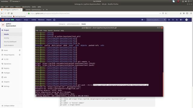How to Import an existing git project into GitLab смотреть онлайн