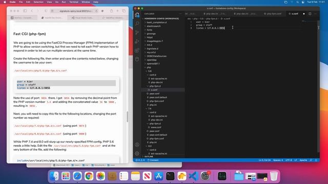 Run PHP 8.0, 7.4 and 5.6 simultaneously in a macOS development environment смотреть онлайн