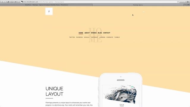 Download Flamingo - Agency & Freelance Portfolio Theme For Free смотреть онлайн