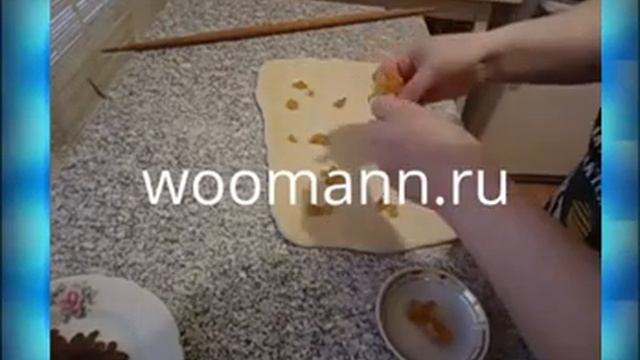 рулет_из_дрожжевого_теста. рулет_с_изюмом.