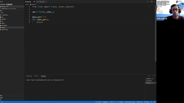 Tutorial #2 - Cara merender HTML / Bootstrap di Flask смотреть онлайн