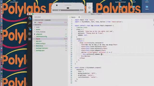 REACT NATIVE Expo - Video4 - Xử lý sự kiện với Button và STATE смотреть онлайн