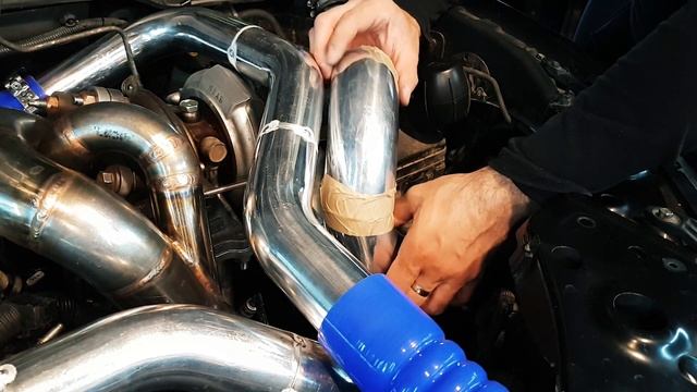 V6 ТУРБО КИТ на Mitsubishi Outlander XL V6 6b31 TURBO (часть 4. турбо впуск)