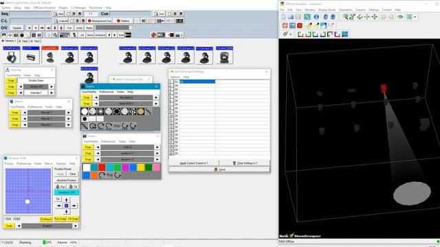 MLJ 02(2) FIXTURE TOOLBAR. Панель управления приборами Martin LightJockey часть 2