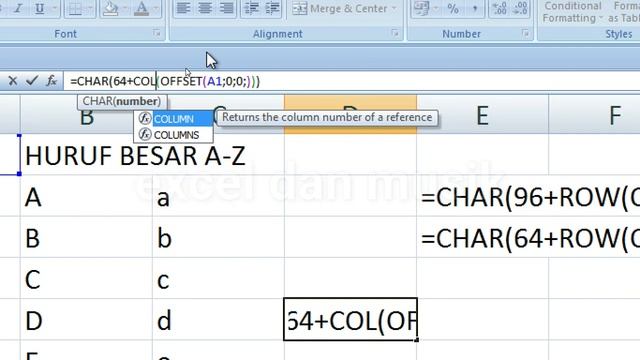cara membuat nomor urut dengan abjad di excel смотреть онлайн