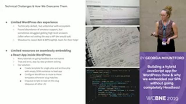 Building a hybrid JavaScript app for WordPress - Georgia Mountford @ WordCamp Brisbane 2019 смотреть онлайн