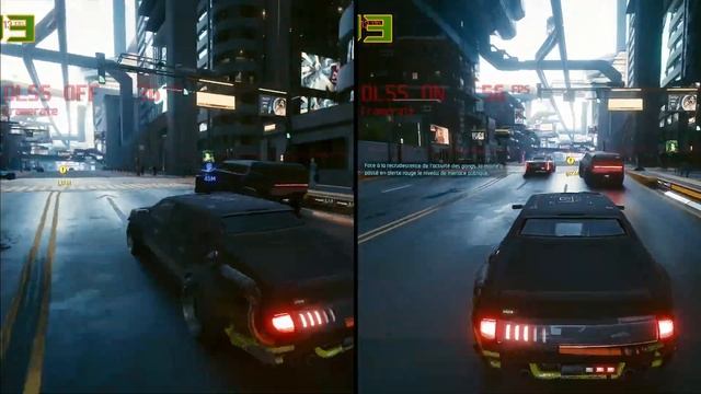 DLSS ON VS OFF RAYTRACING RTX 3080 ASUS TUF 1440P CYBERPUNKP 2077 смотреть онлайн