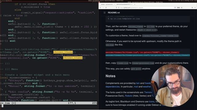Awesome WM | Installing Awesome-Copycats Theme | Building My Arch Linux OS | Episode 6 смотреть онлайн