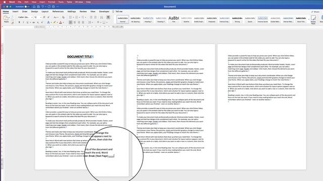 Microsoft Word How to Delete a Section Break | Insert and Remove Section Breaks смотреть онлайн
