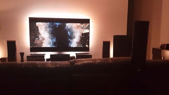 Avengers Infinity War - Trailer 1, Philips Hue HDMI Sync, Gradient Light Strip, LG C9 OLED 77