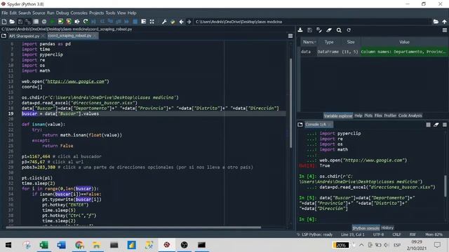 Automatización de Procesos Robóticos (RPA) con Python: Google Maps смотреть онлайн