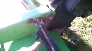 Мотоблочная почвофреза на опорных лыжах.