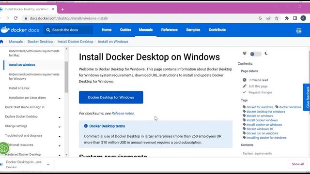 Docker installation in windows смотреть онлайн