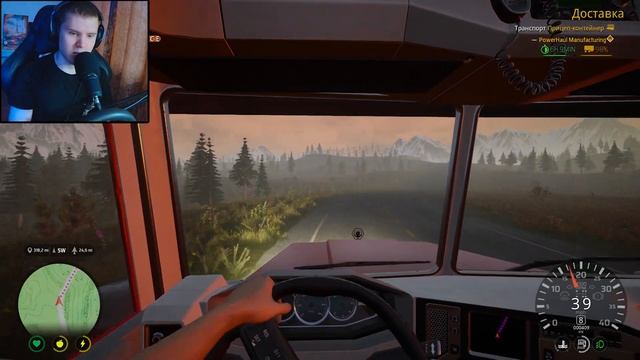 ЕДУ 10 тысяч КИЛОМЕТРОВ! уснул за РУЛЁМ! | Alaskan Road Truckers + РУЛЬ #4 смотреть онлайн