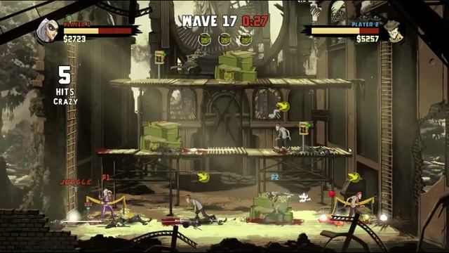 Играем в Shank 2 - Кооператив / выживание. 27 волна. смотреть онлайн