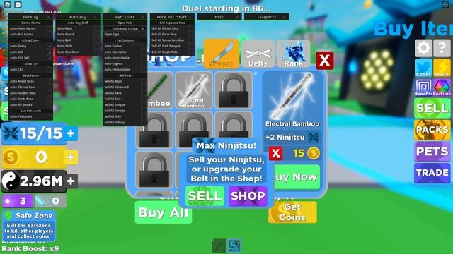 Roblox | Ninja Legends Script Hack/GUI | Auto Swing, Rebirth And Chest Teleport | Pastebin 2022 смотреть онлайн