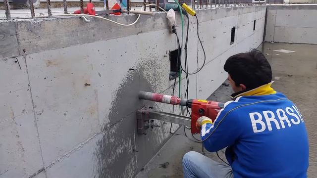 HİLTİ DD 160 KAROT MAKİNESİ ile havuz içi delimler смотреть онлайн