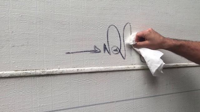 Como limpiar un grafiti o pintada de metal смотреть онлайн