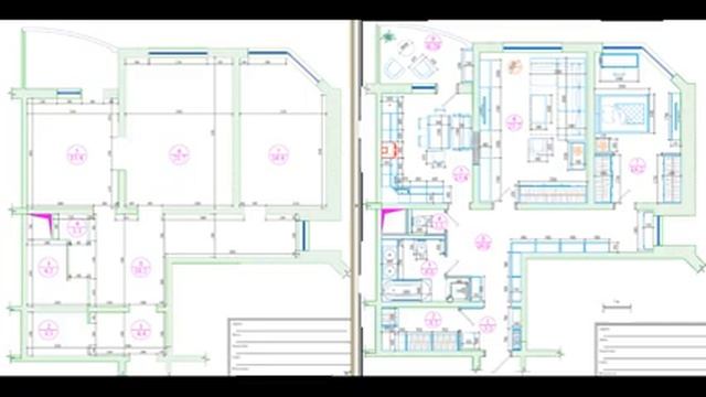 Перепланировка двухкомнатной квартиры в доме серии КОПЭ-Башня смотреть онлайн