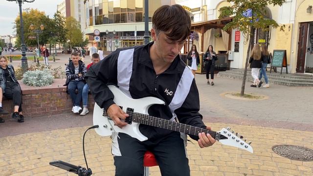 Гитара на Улице! Музыкант Красиво Играет!!! смотреть онлайн
