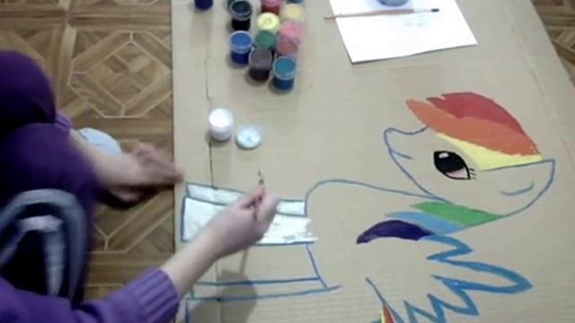 Как сделать пони из картона смотреть онлайн