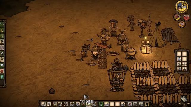 Don't Starve Together [solo] #48 | Огненные гончие, пожар. Появление муравьиного льва. смотреть онлайн
