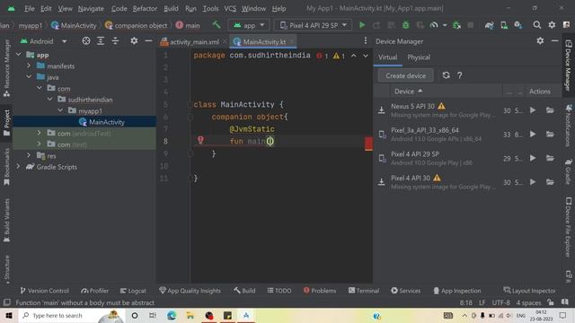 How to write first program in Kotlin in Android Studio смотреть онлайн