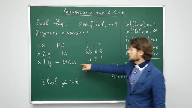Информатика. Язык С++: Логический тип в С++. Центр онлайн-обучения «Фоксфорд» смотреть онлайн