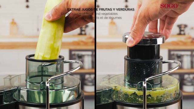SOGO LIC-SS-5095 | Extractor de Jugos | Juice Extractor 600W смотреть онлайн