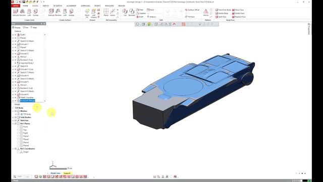 Game model to CAD. World of Tanks. Workflow #5 смотреть онлайн