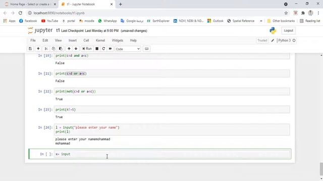 مدخلات المستخدم في البايثون || how to get user input in python смотреть онлайн