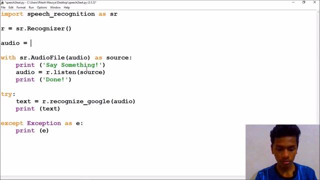 Convert an AUDIO FILE into TEXT using Google Speech Recognition in Python смотреть онлайн